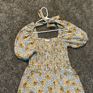 sunflower romper